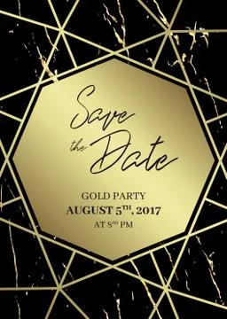 Save the date design template. For Getting married Stock Illustration