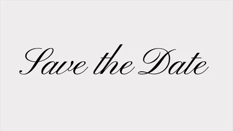 Save the Date Stock Footage 140209410