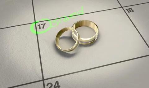 Save the date Stock Illustration