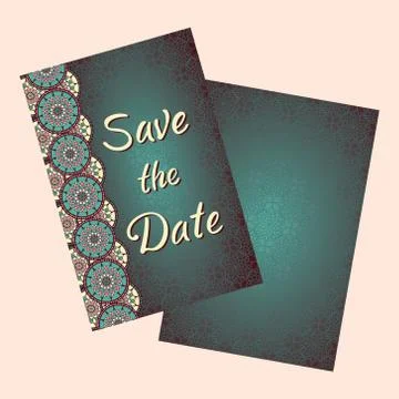 Save the date. Stock Illustration