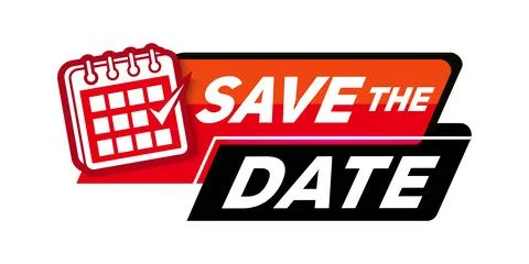 Save the date Stock Illustration