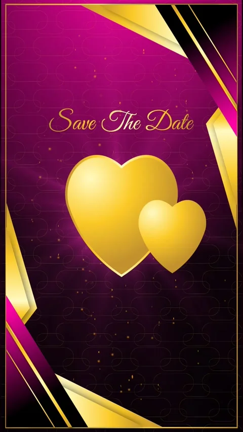 Save the date romantic green screen background Stock Footage 286222357