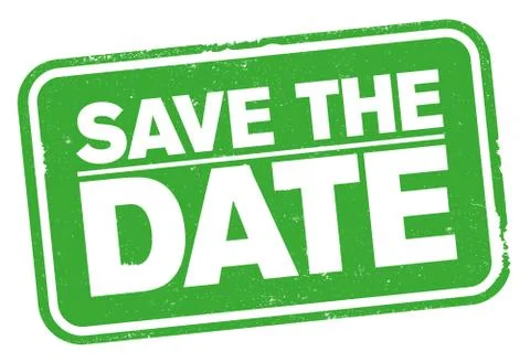 SAVE THE DATE rubber stamp print vector illustration イラスト素材
