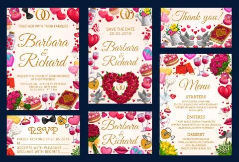 Save the date, wedding day symbol. Bride and groom Ilustração Stock