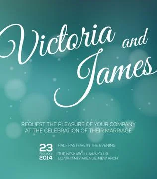 Save the date. Wedding invitation Stock Illustration