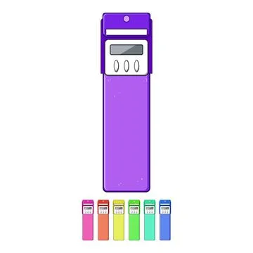 Save digital bookmark cartoon vector graphic Stockillustratie