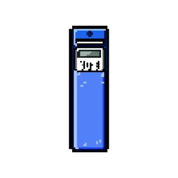 Save digital bookmark pixel art vector illustration Stock Illustration