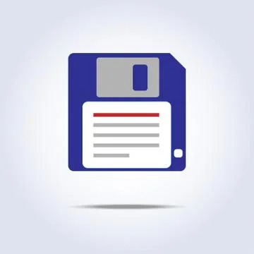 Save diskette icon Stock Illustration