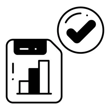 Save Dualtone Icon Stock Illustration