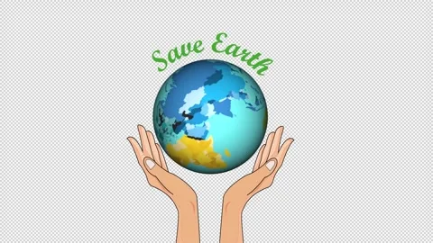 Save earth 3 Stock Footage 308138581
