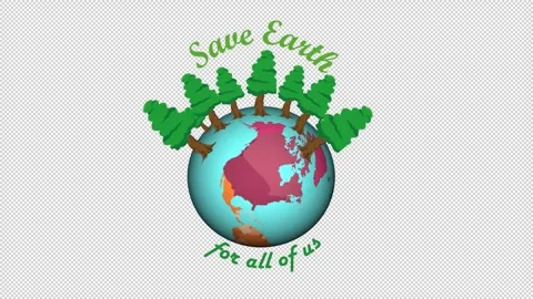 Save earth 8 Stock Footage 308137869