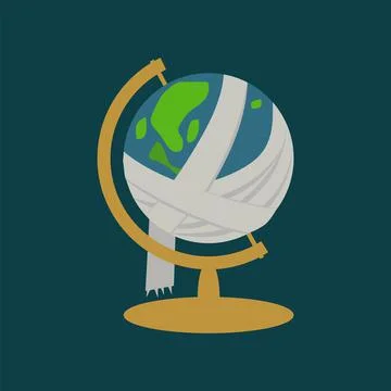 Save Earth Concept Illustrazione stock