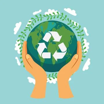 Save The Earth Environment illustration EPS Vector Stock Illustration
