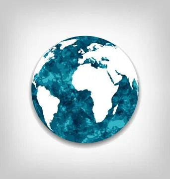 Save the earth from global warming Illustrazione stock