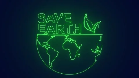 Save Earth Green Planet conservation for... | Stock Video | Pond5