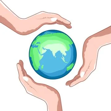 Save earth 스톡 일러스트