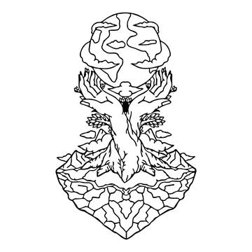 Save Earth Poster Illustrations 스톡 일러스트