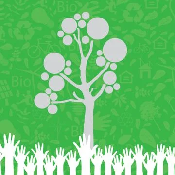 Save the earth.vector illustration Stock Illustration