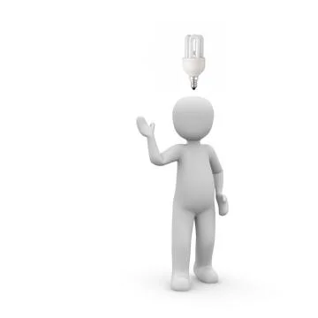 Save electricity Stock Illustration