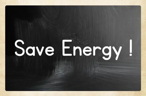Save energy concept Stock Photos