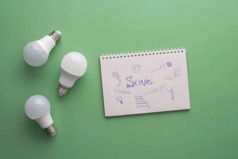 Save energy concept Stock Photos
