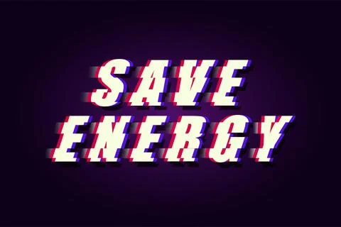 Save energy Stock Illustration