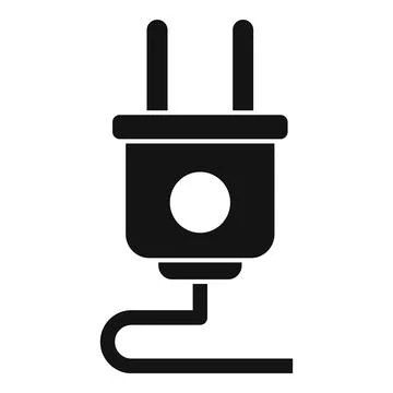 Save energy plug icon simple vector. Engineer care Stock Illustration