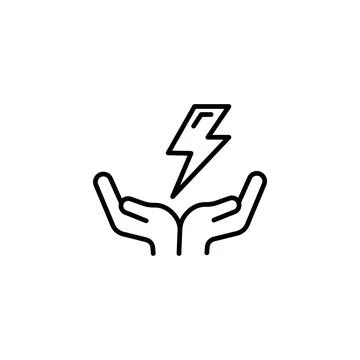 Save energy vector icon. Professional, pixel perfect icon. Stock Illustration