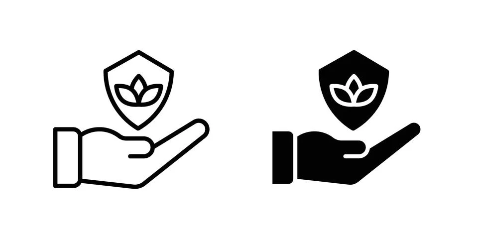 Save environment icon illustration vector, icon set for apps Stock Illustration