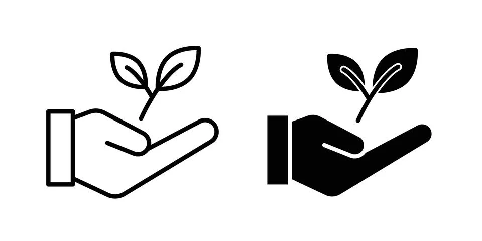 Save environment icon modern style vectors set Stock Illustration