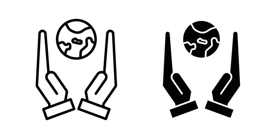 Save environment icon vector design illustrations Stock Illustration