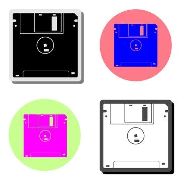 Save. flat vector icon Illustrazione stock