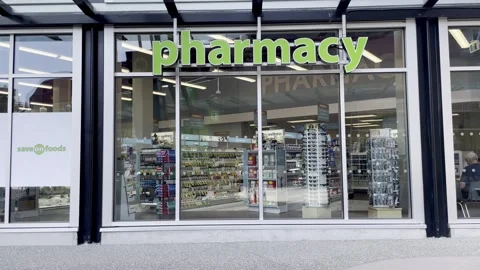 Save-on-foods Pharmacy Stock Footage 243306065