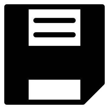 Save glyph icon vector illustration isolated on white background 스톡 일러스트