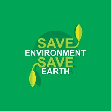 Save green Stock Illustration