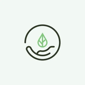 Save green logo design Stock Illustration