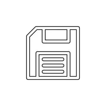 Save icon - computer symbol - memory storage イラスト素材