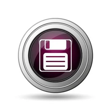 Save icon. internet button on white background.. Stock Illustration