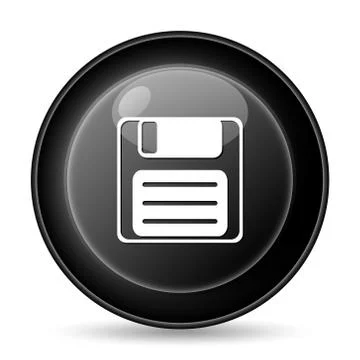 Save icon. internet button on white background.. Stock Illustration
