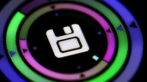 Save icon. Looping. Stock Footage 61450355