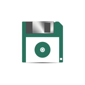 Save icon, vector illustration. Stock Illustration
