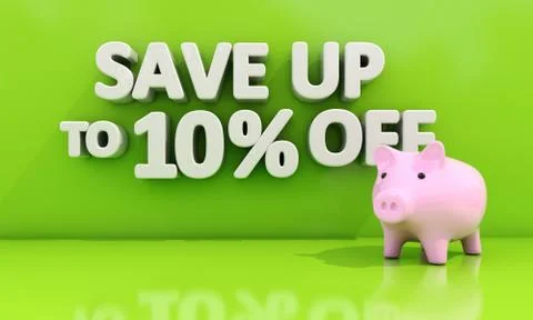 Save up Ilustração Stock