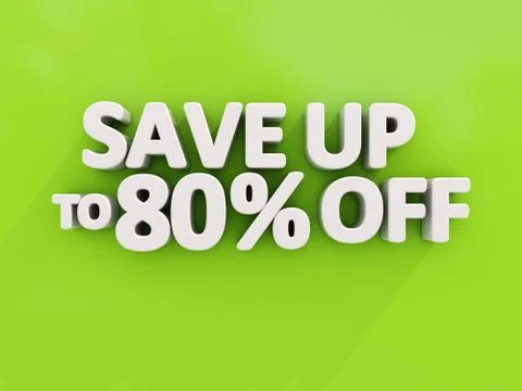 Save up Illustrazione stock