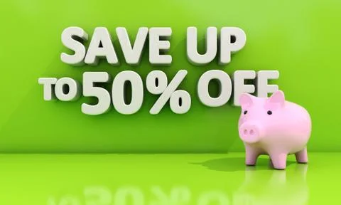 Save up Stock Illustration