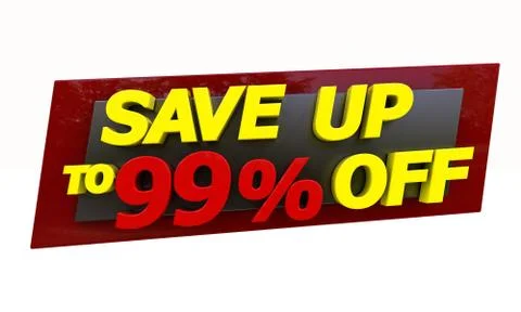 Save up Ilustração Stock