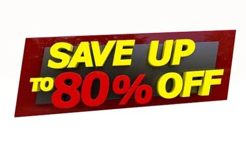 Save up Ilustração Stock