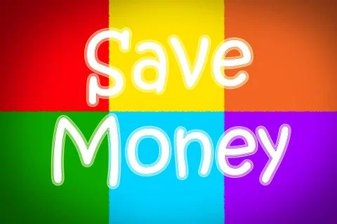 Save money concept Stock Illustration