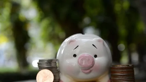Save money concept, save coin concept Stock Footage 71527256