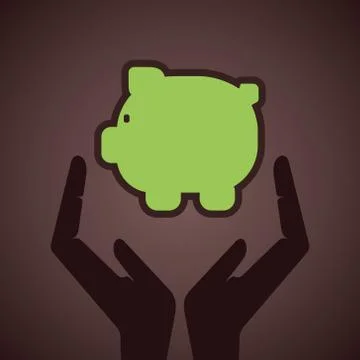 Save money concept vector Stockillustratie