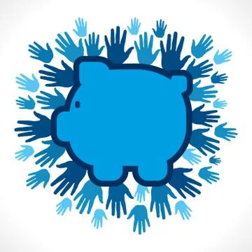 Save money concept vector Stock Illustration